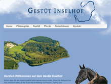 Tablet Screenshot of gestuet-inselhof.de